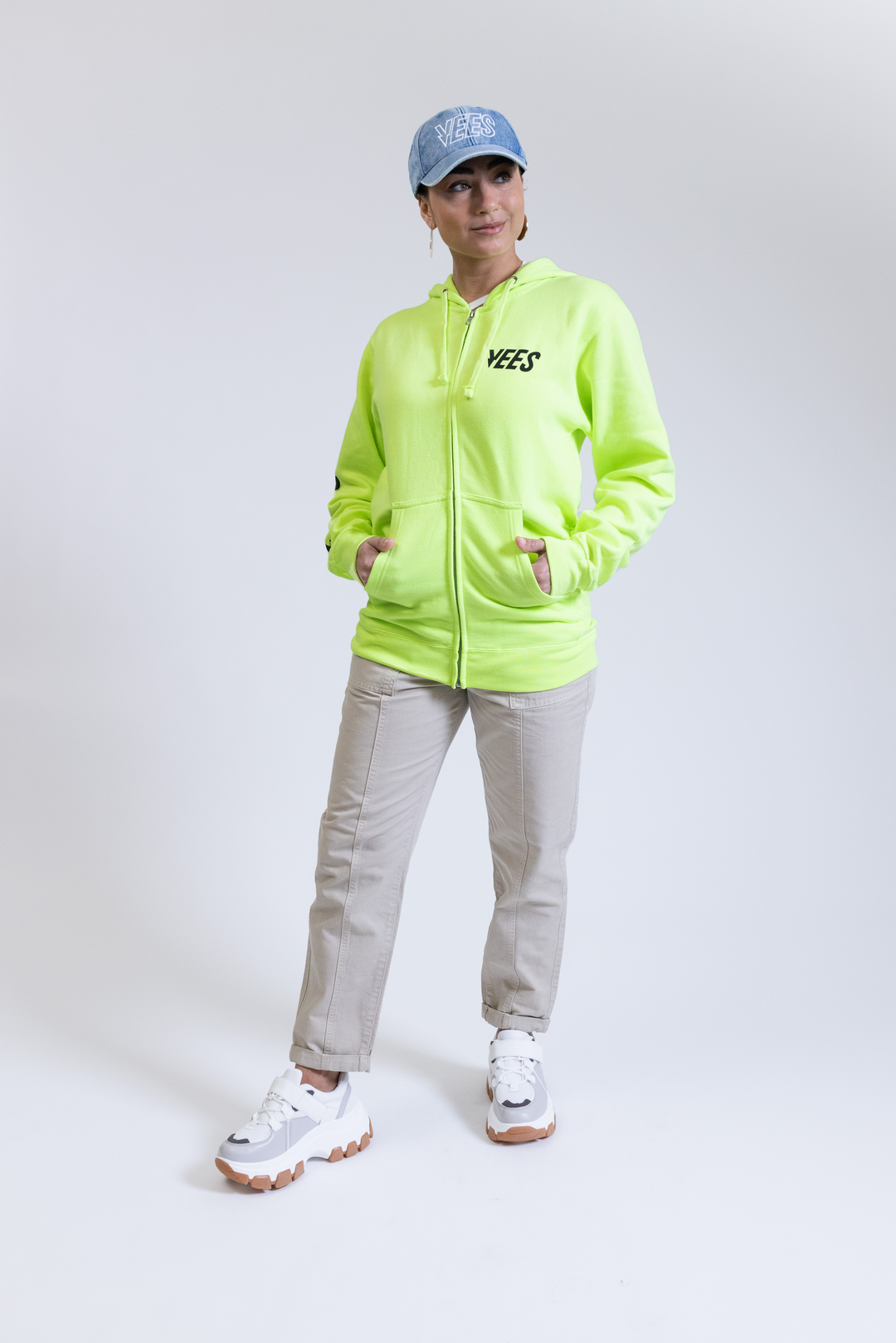 Unisex Mantra Zip-Up Hoodie – Vees Golf