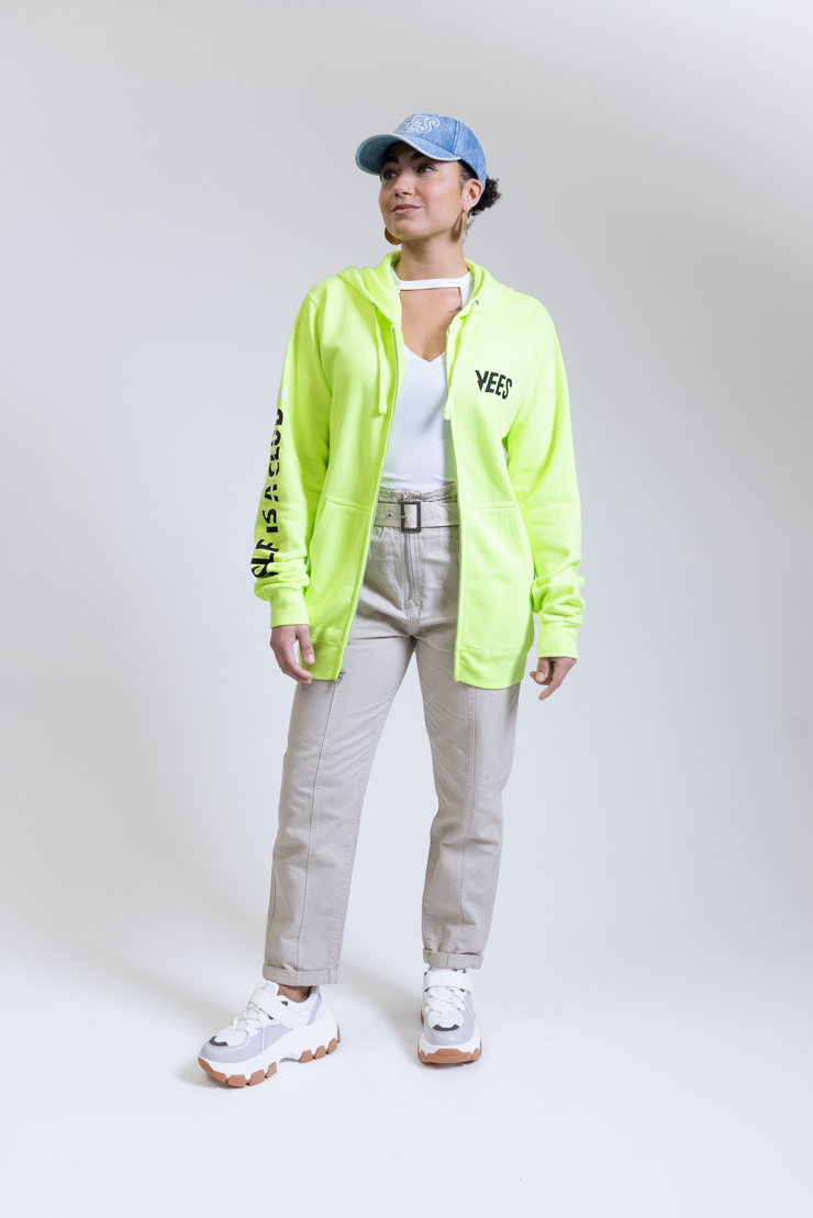 Mantra Zip-Up Hoodie Limeade – Unisex Golf Hoodie | Vees Golf Mantra Zip-Up Hoodie Limeade – Unisex Golf Hoodie | Vees Golf